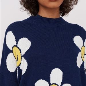 Lazy oaf blue flower sweater!